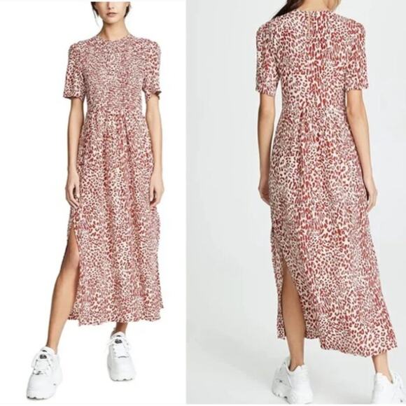 Baum Und Pferdgarten Adamaris Leopard Printed Maxi Dress - Picture 3 of 14